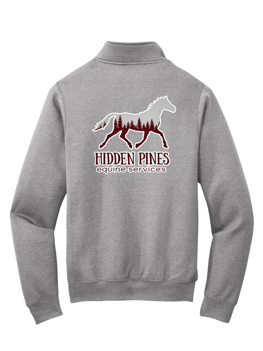 Hidden Pines Logo Quarterzip