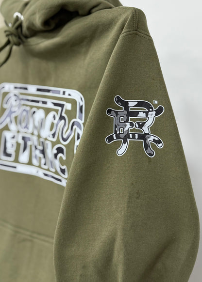 Olive Logo Hoodie