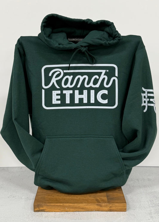 Dark Green Logo Hoodie
