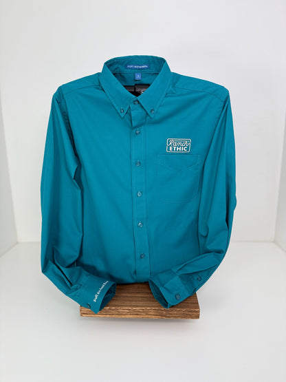 Teal Button Up WOMENS Sizes