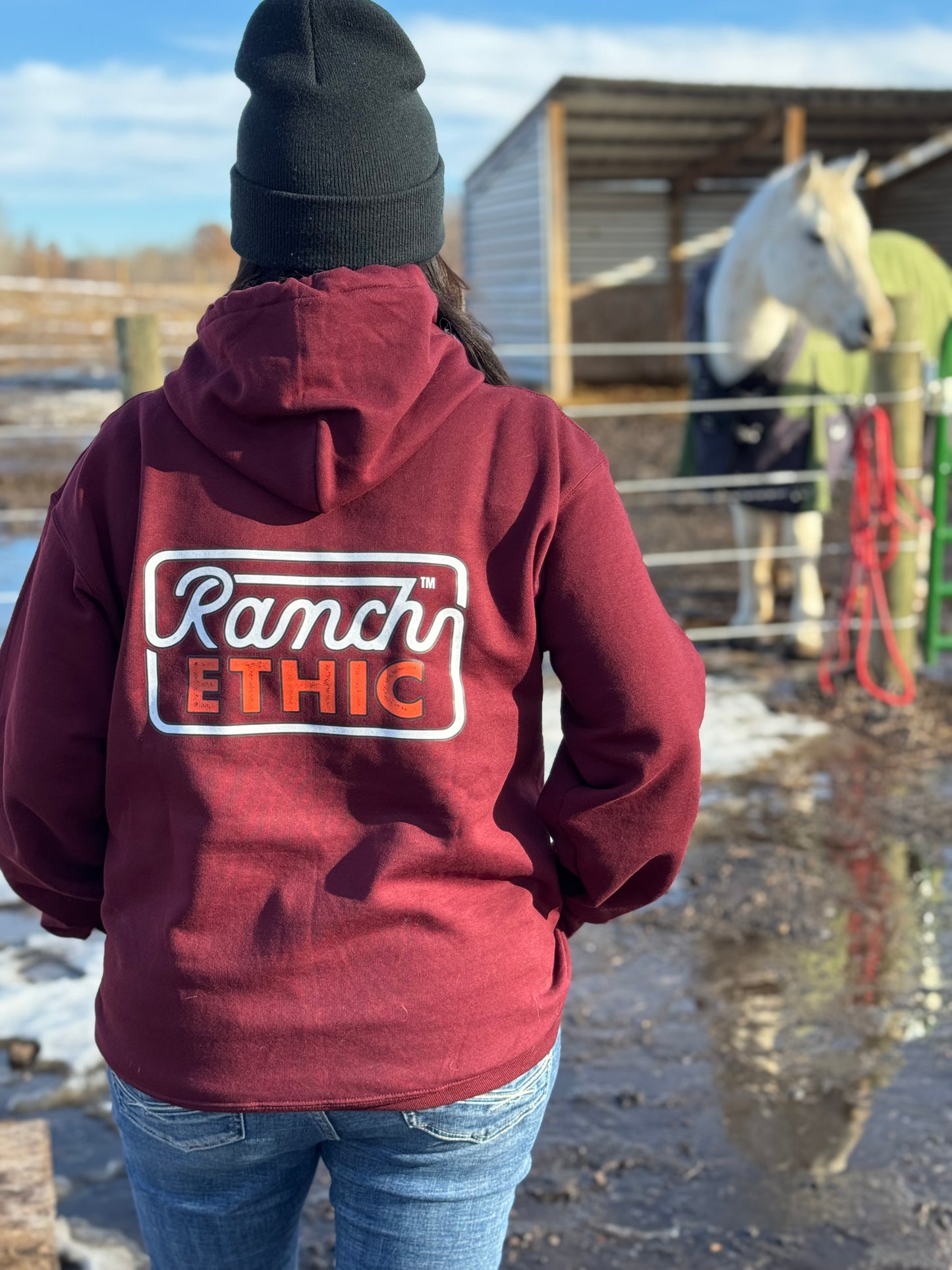 Maroon Logo Hoodie