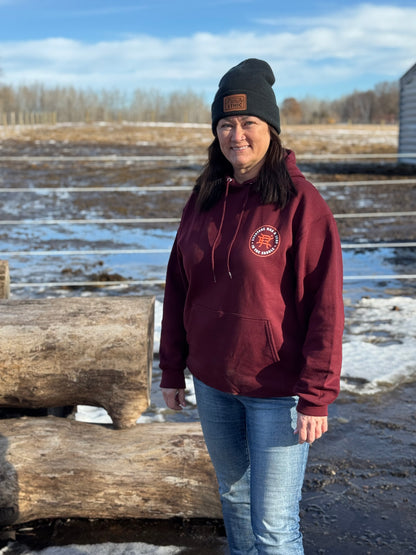 Maroon Logo Hoodie