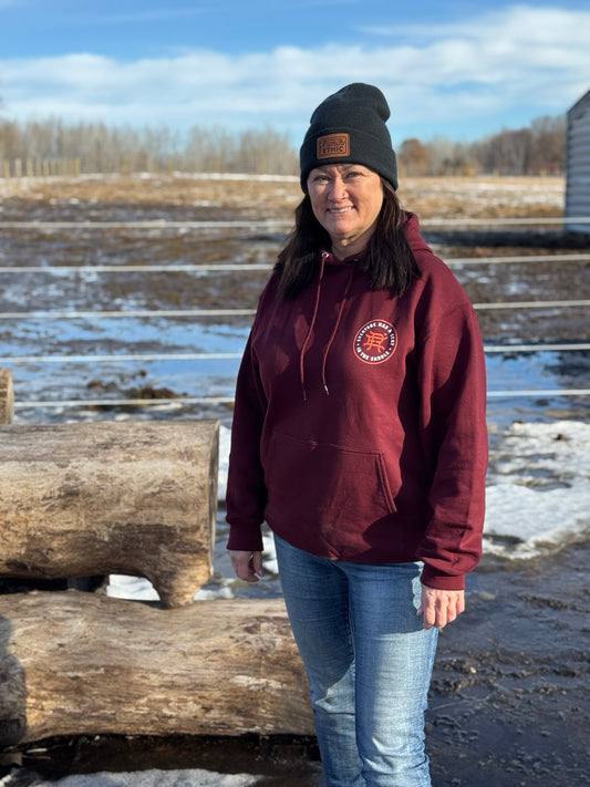 Maroon Logo Hoodie