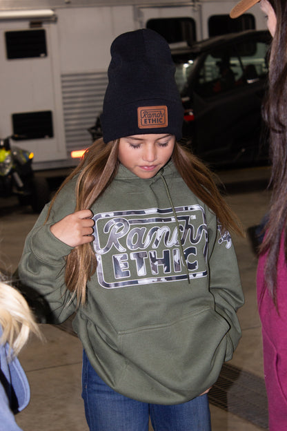 Olive Logo Hoodie