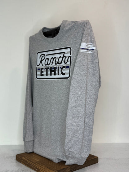 Blue Line Logo Long Sleeve