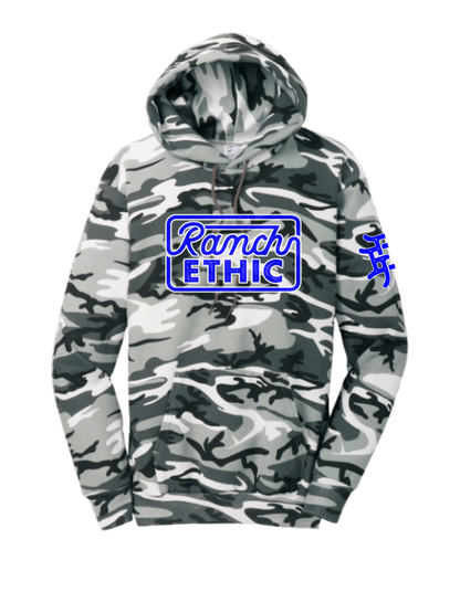 Snow Camo Logo Hoodie