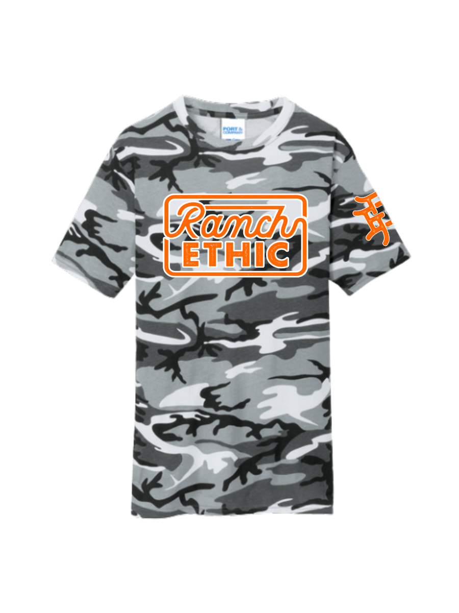 Snow Camo Logo Tee