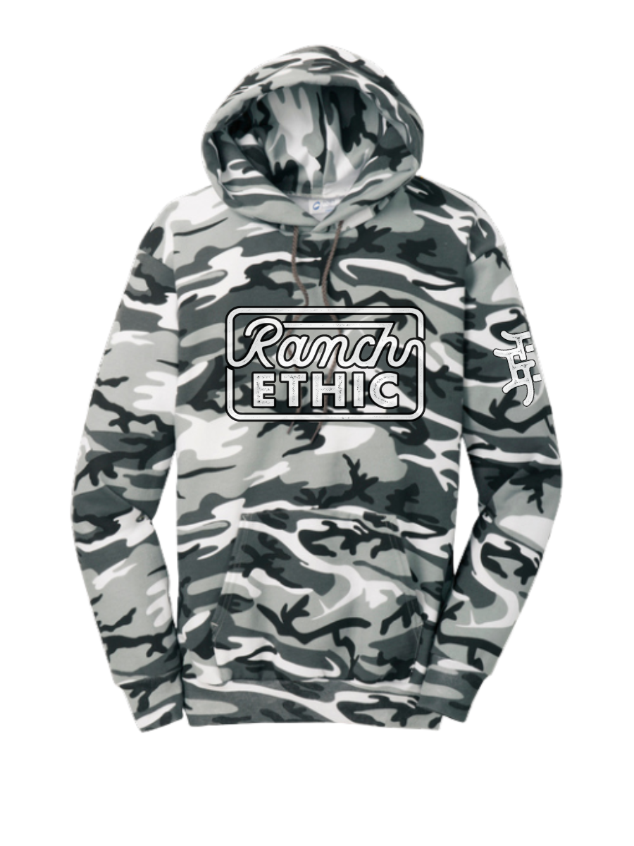 Snow Camo Logo Hoodie