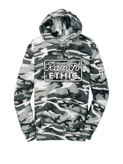 Snow Camo Logo Hoodie