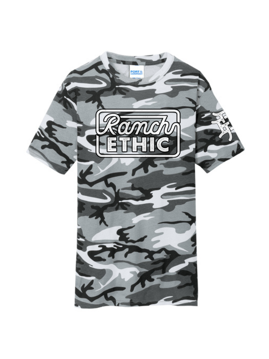 Snow Camo Logo Tee