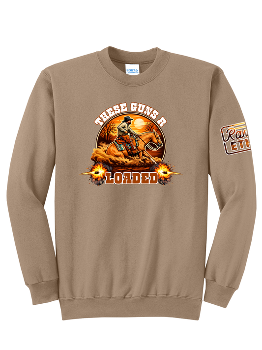 These Guns R Loaded Logo Crewneck