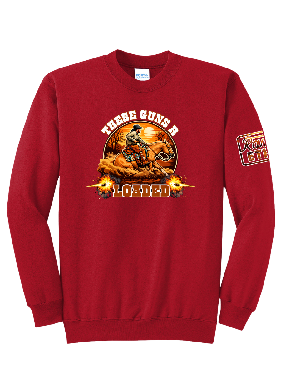 These Guns R Loaded Logo Crewneck