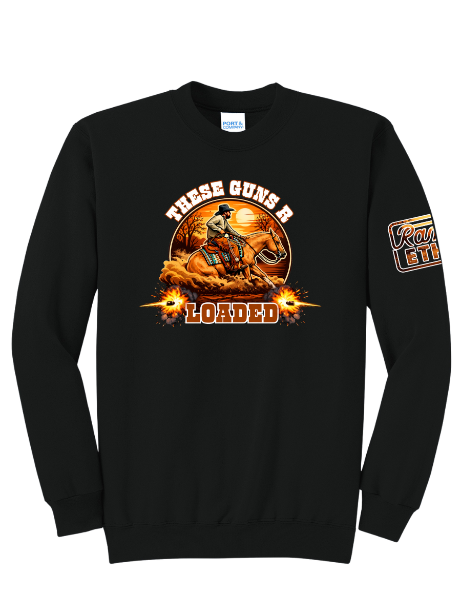 These Guns R Loaded Logo Crewneck