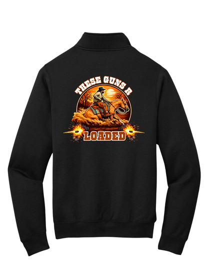 These Guns R Loaded Logo Quarterzip