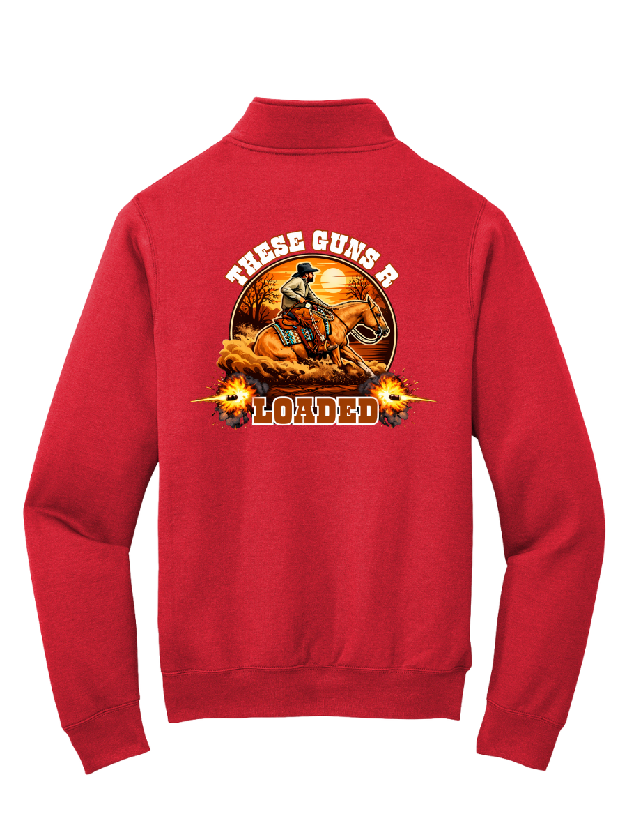 These Guns R Loaded Logo Quarterzip
