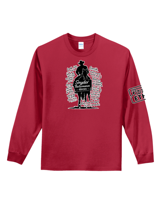 Snyder Performance Logo Long Sleeve