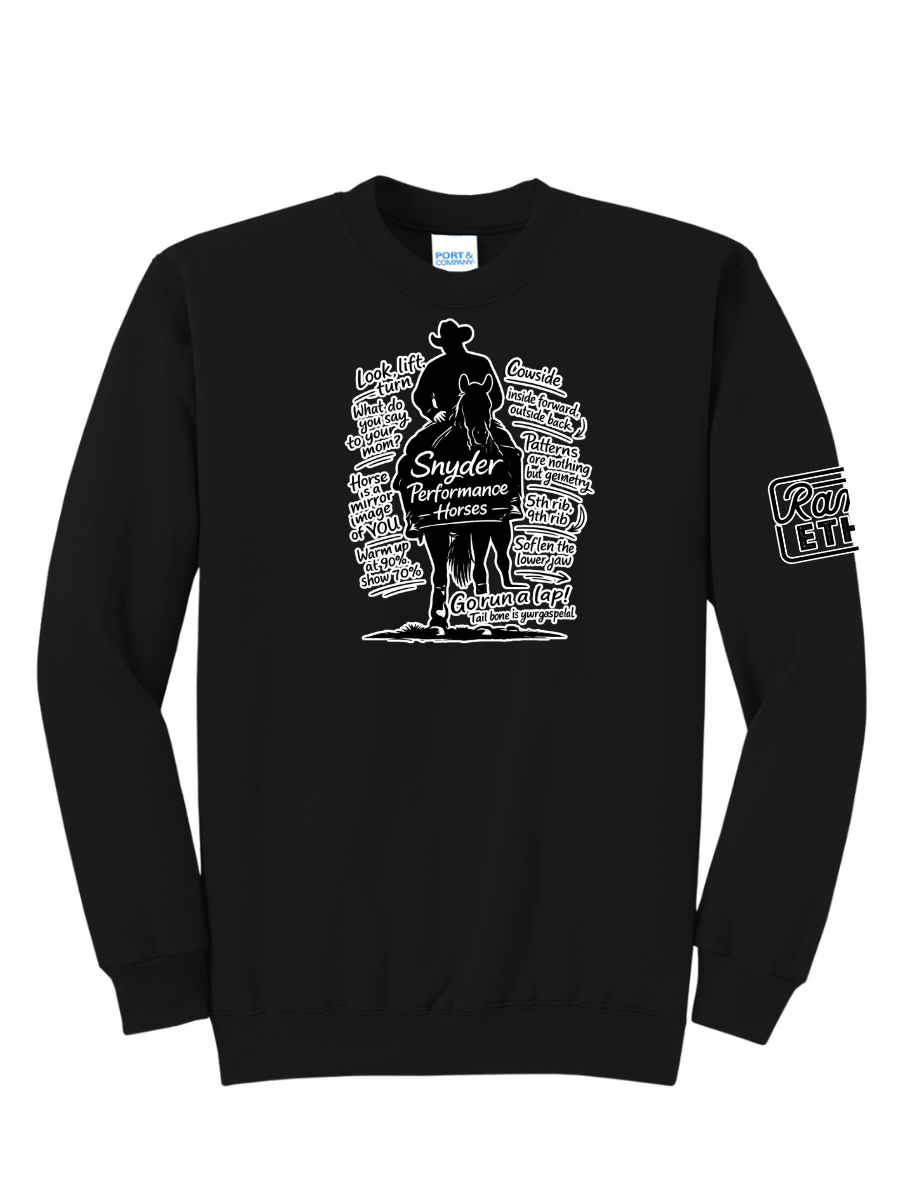 Snyder Performance Logo Crewneck