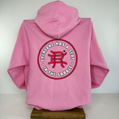Pink Circle Logo Hoodie