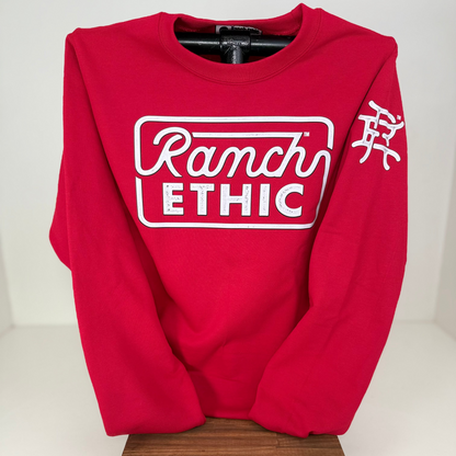 Red Logo Crewneck