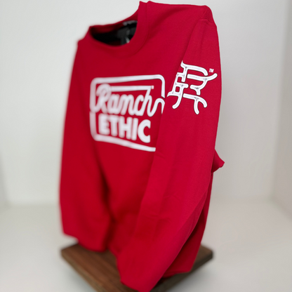 Red Logo Crewneck