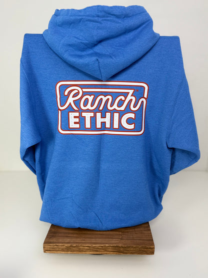 Heather Royal Logo Hoodie