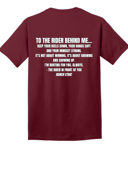 To the Rider Behind Me Tee