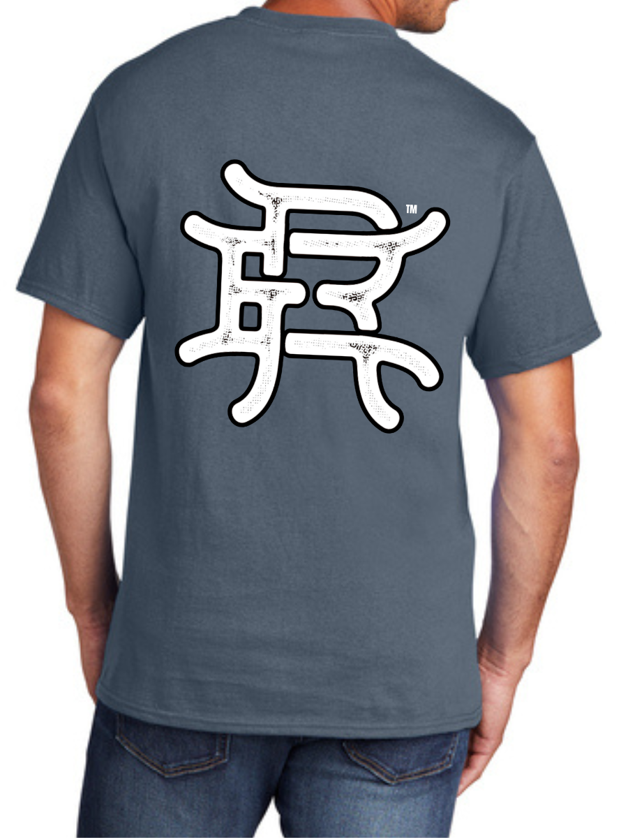 Steel Blue Logo Tee