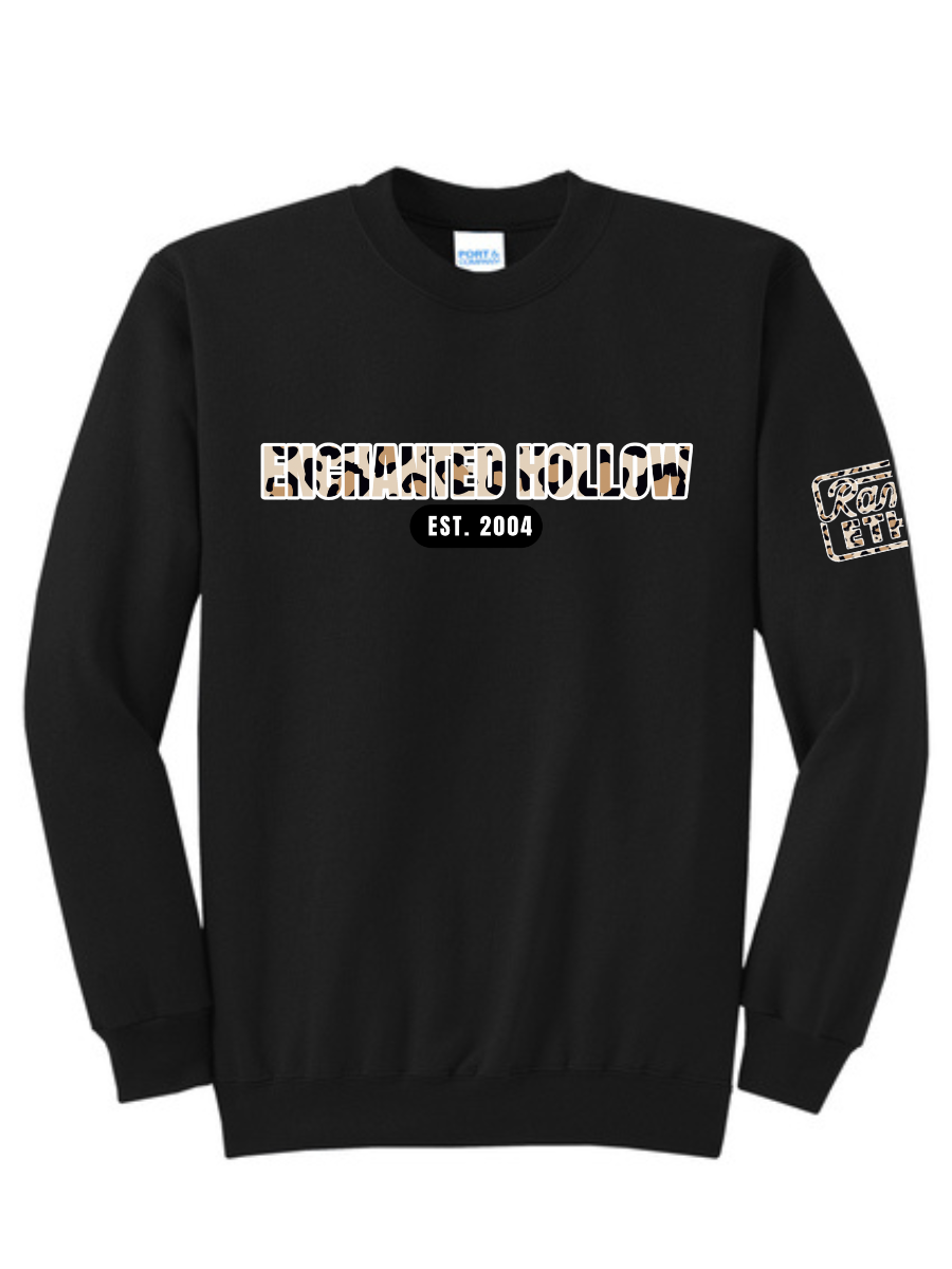 Leopard Logo Crewneck