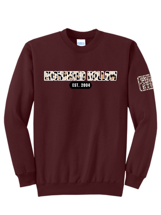 Leopard Logo Crewneck