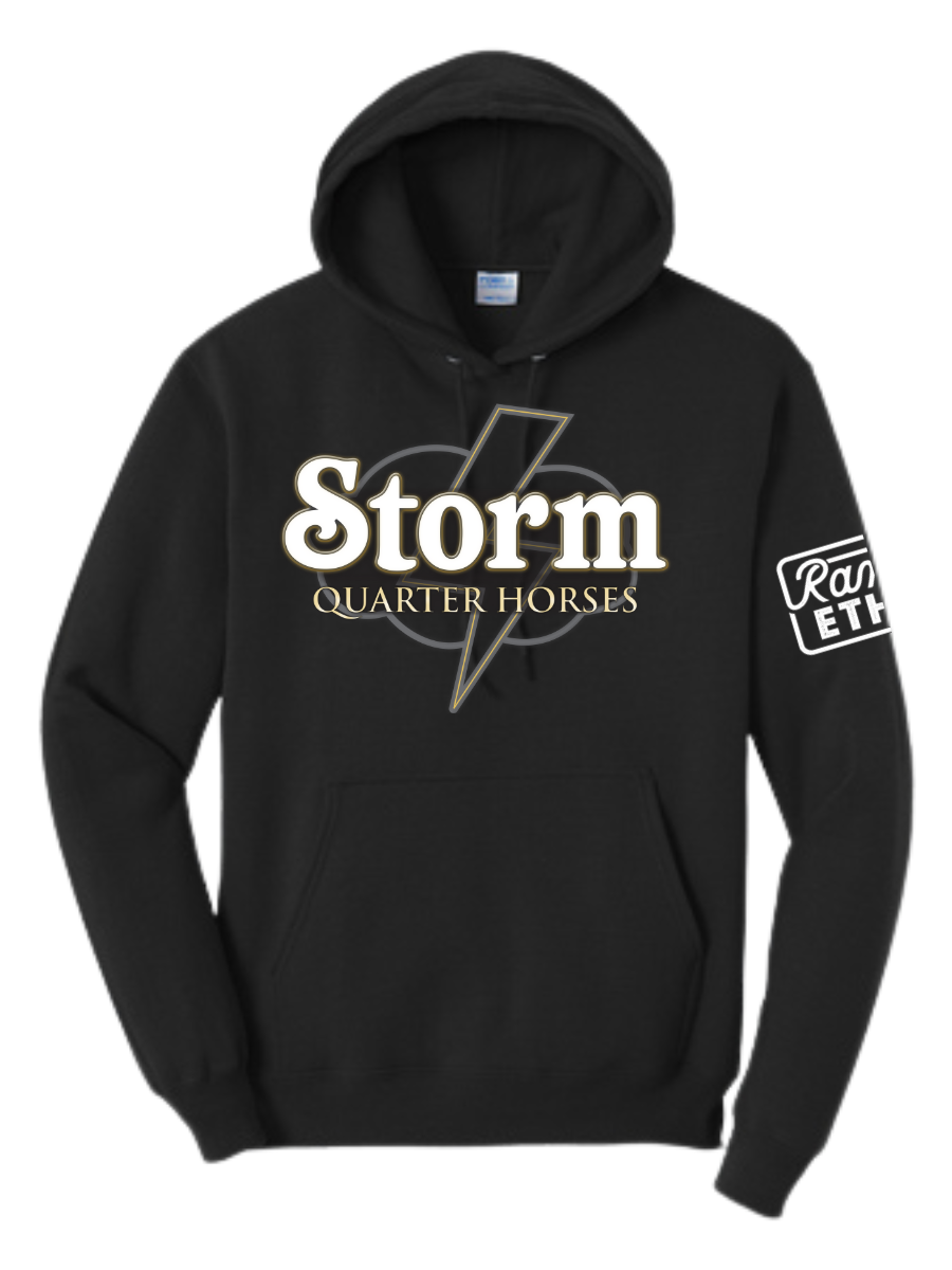 Storm Quarter Horses Logo Hoodie