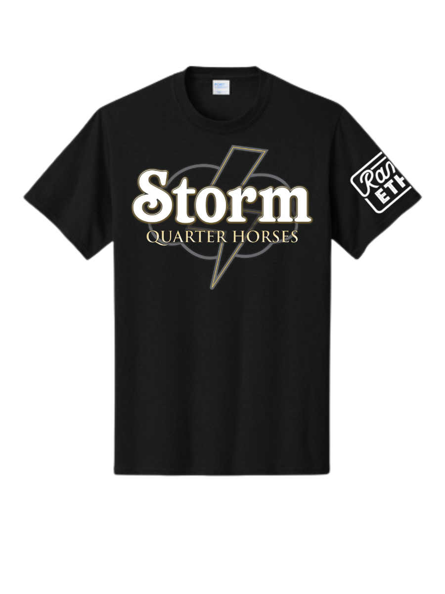 YOUTH Storm Quarter Horses Logo Tee