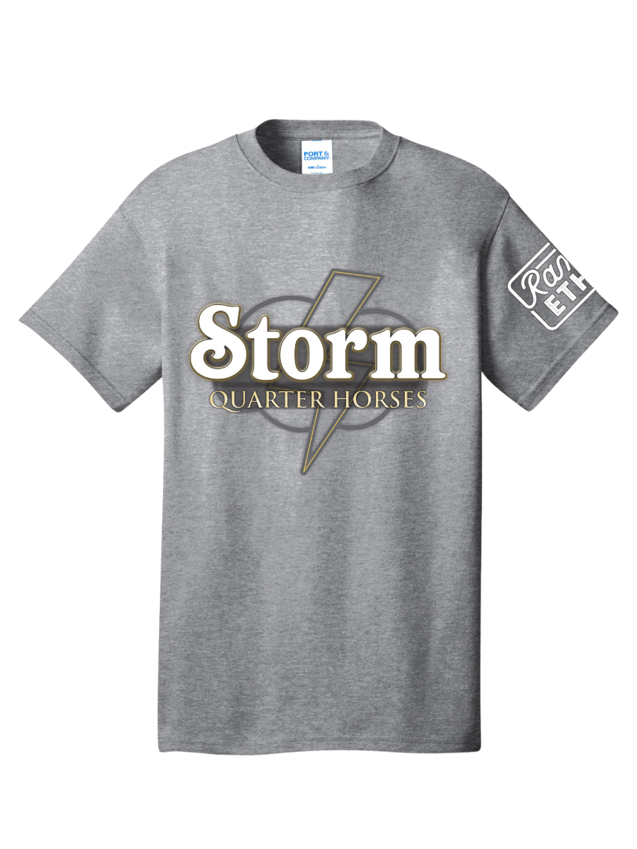 YOUTH Storm Quarter Horses Logo Tee