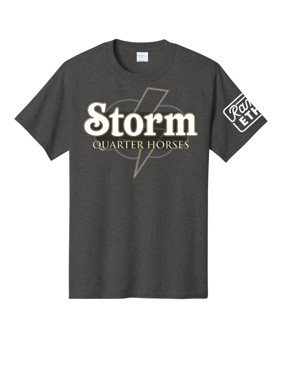 YOUTH Storm Quarter Horses Logo Tee