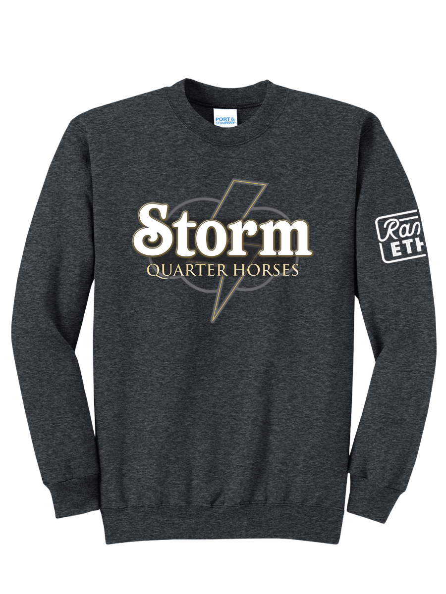 Storm Quarter Horses Logo Crewneck