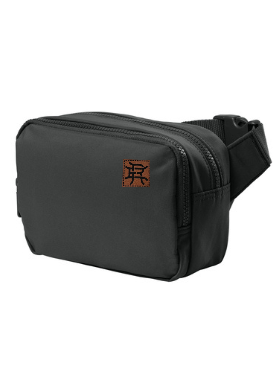 Double Zipper Logo Crossbody