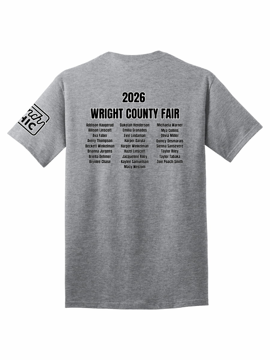 Wranglers 4-H Name List Tee