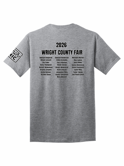 Wranglers 4-H Name List Tee