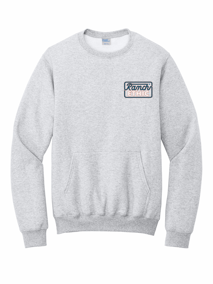 Ash Logo Crewneck with Pocket