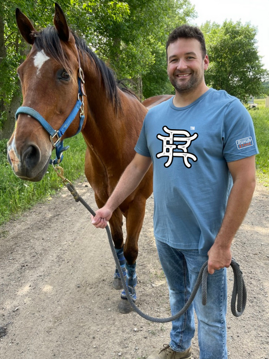 Steel Blue Logo Tee